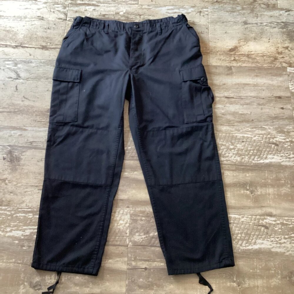 TRU-SPEC Cargo Pants Black Tactical Utility Security Men’s XL